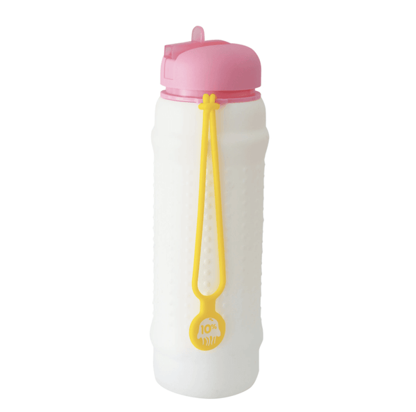 Rolla Bottle- White, Pink+Yellow - Mu Shop