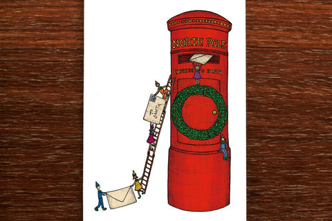 Santa's Postbox - Christmas Card - Mu Shop