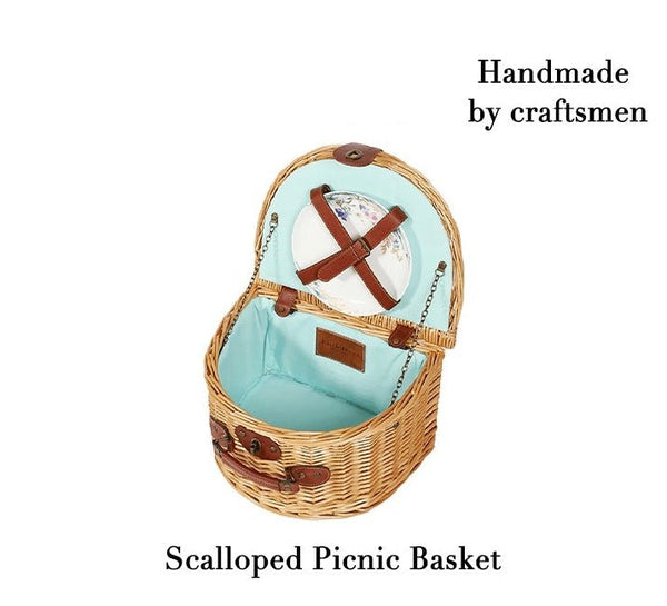 Scalloped picnic basket - Mu Shop