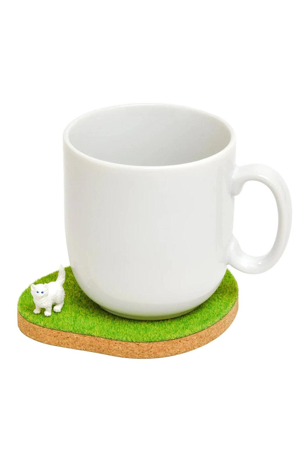 Shibaful Island Coaster with Cat - Mu Shop