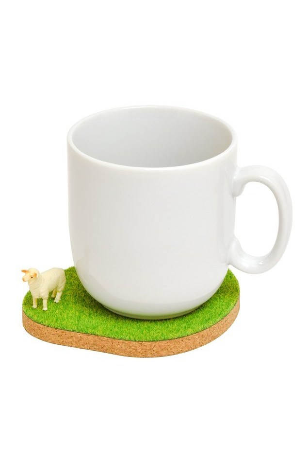 Shibaful Island Coaster with Sheep - Mu Shop