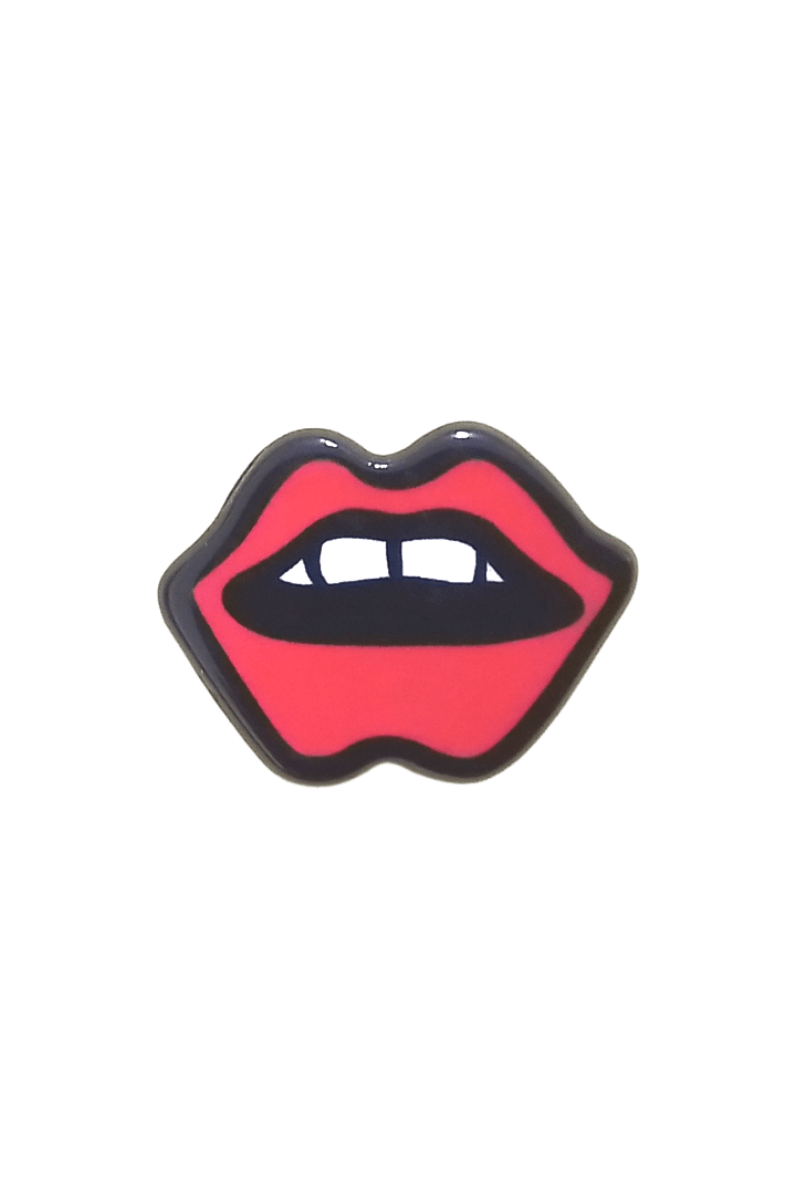 Small Red Lip Brooch - Mu Shop