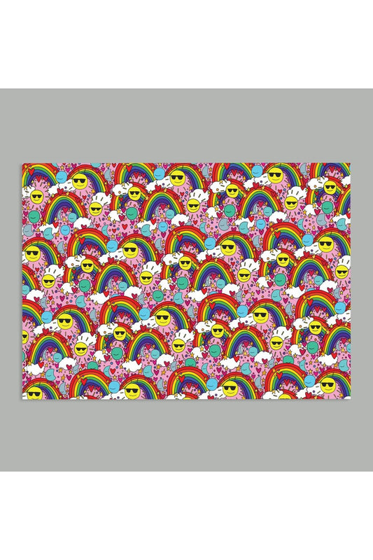 Smiles & Rainbows Wrapping Paper - Mu Shop