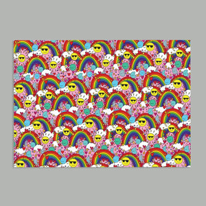 Smiles & Rainbows Wrapping Paper - Mu Shop