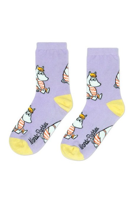 Snorkmaiden at the Beach Ladies Socks - Lilac - Mu Shop