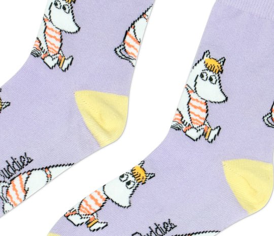 Snorkmaiden at the Beach Ladies Socks - Lilac - Mu Shop