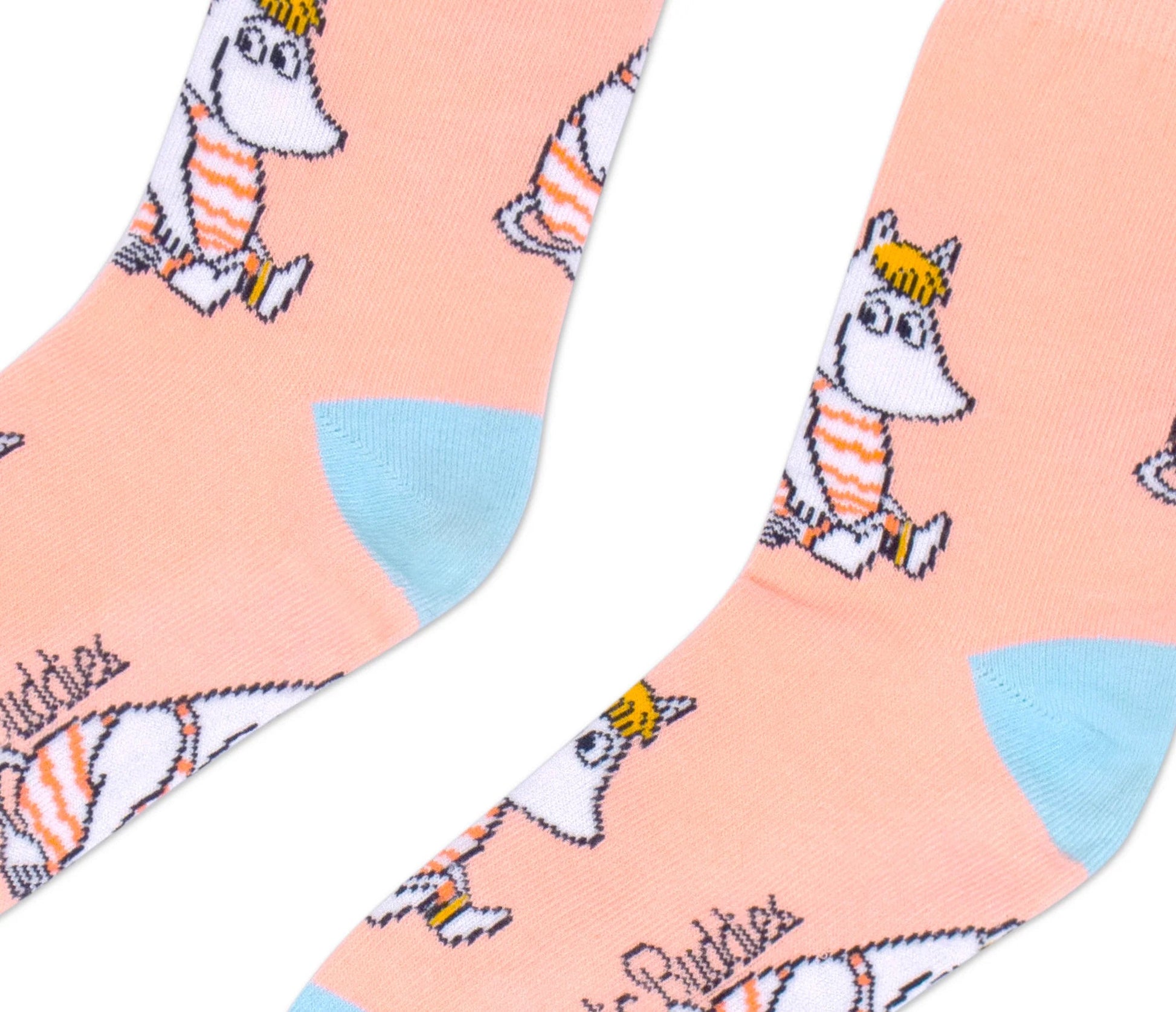 Snorkmaiden at the Beach Ladies Socks - Peach - Mu Shop