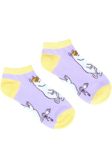 Snorkmaiden Dreaming Ladies Ankle Socks - Lilac - Mu Shop