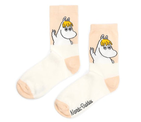Snorkmaiden Idea Ladies Socks - Beige/White - Mu Shop