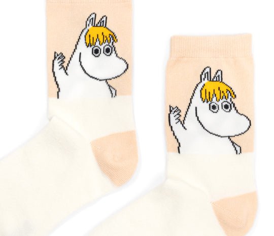 Snorkmaiden Idea Ladies Socks - Beige/White - Mu Shop