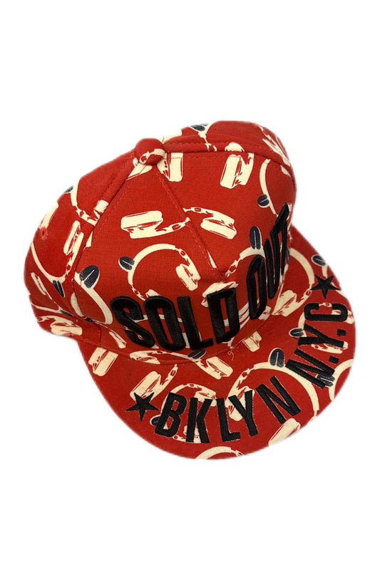 SOLD OUT Red Snapback Cap - Mu Shop