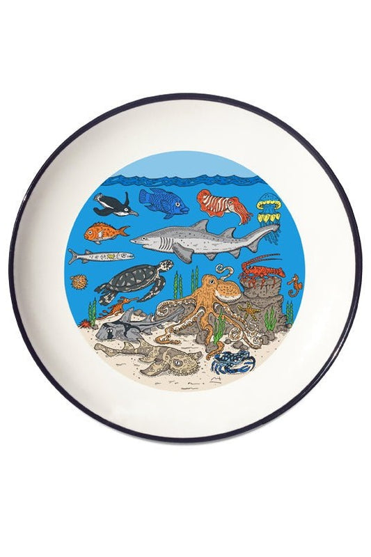 Squidinki Australian Marine Life Canapé Plate - Mu Shop