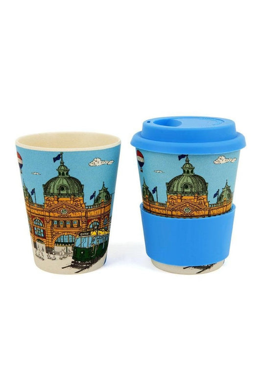 Squidinki Melbourne Eco-Bamboo fibre Keep Cups - Mu Shop