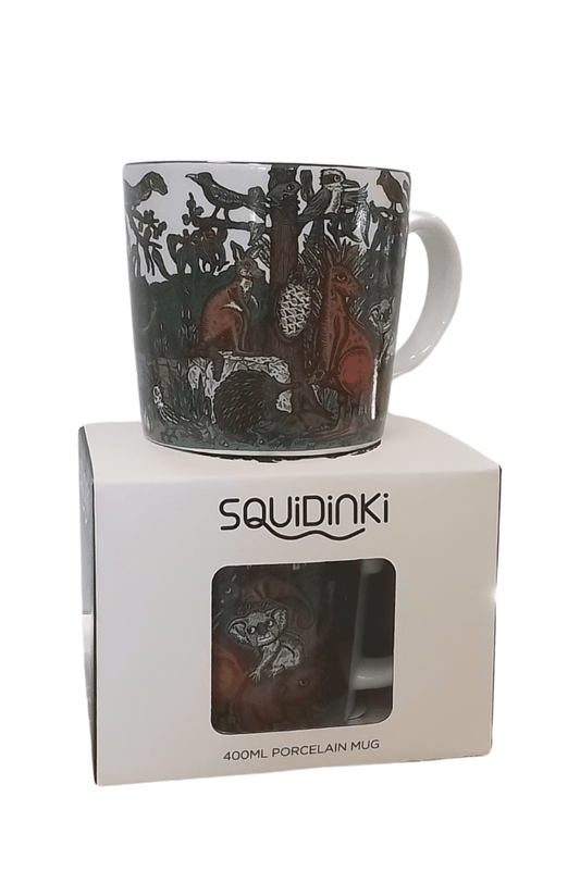 Squidinki Porcelain Mug: Australian Wildlife - Mu Shop