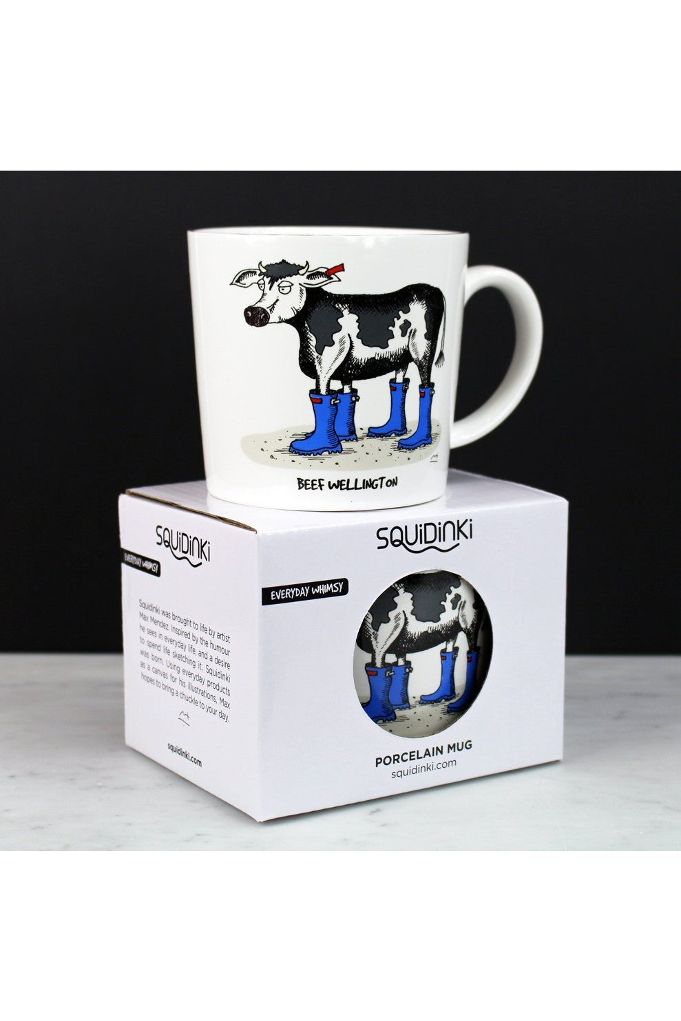 Squidinki Porcelain Mug: Beef Wellington - Mu Shop