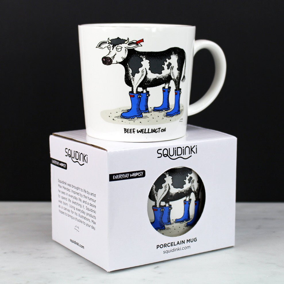 Squidinki Porcelain Mug: Beef Wellington - Mu Shop
