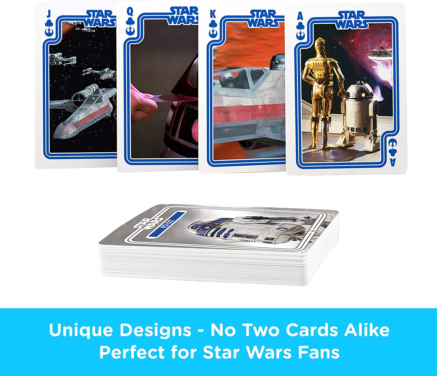 Star Wars Playing Cards - R2D2 Themed Deck - Mu Shop