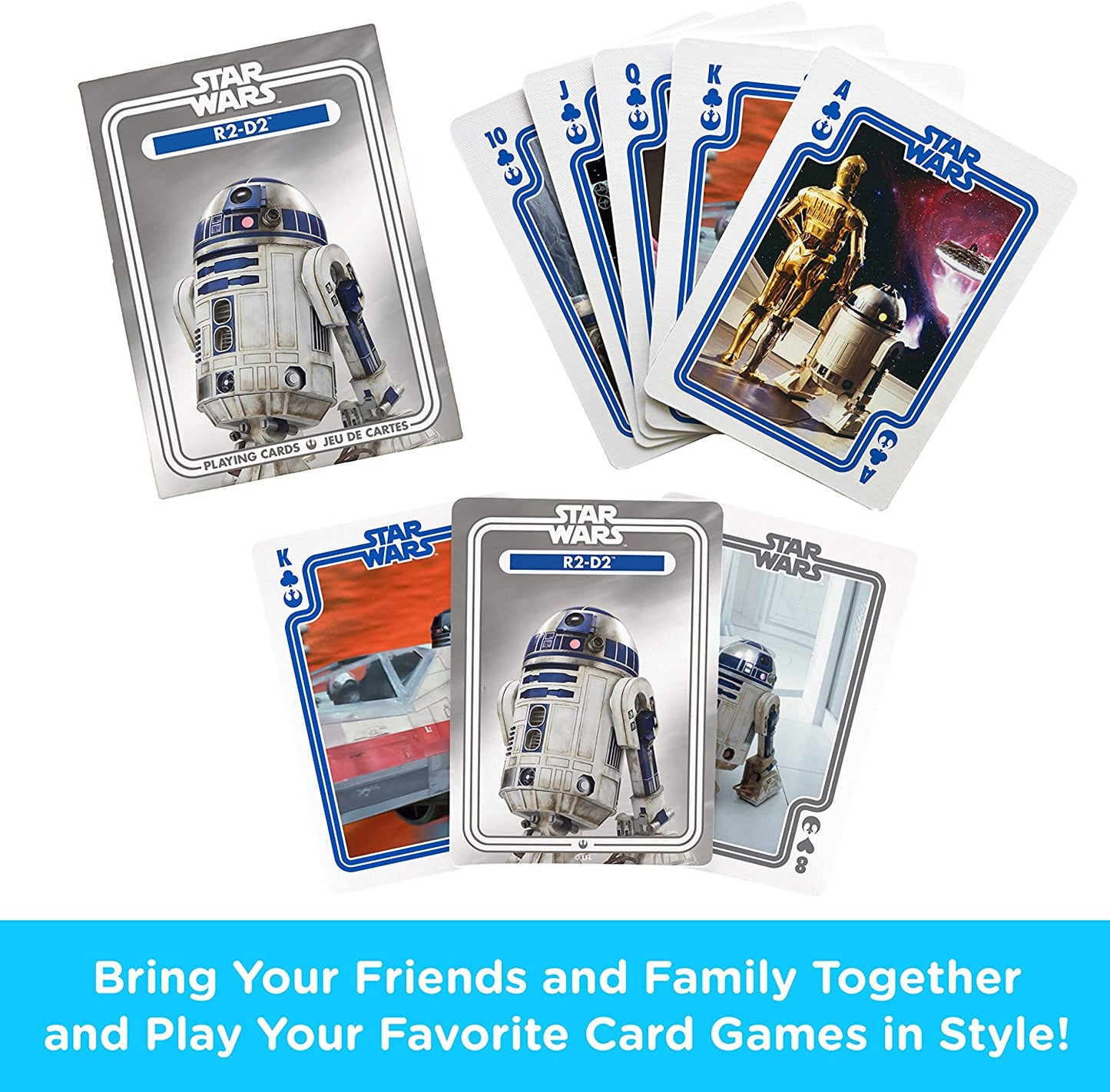 Star Wars Playing Cards - R2D2 Themed Deck - Mu Shop