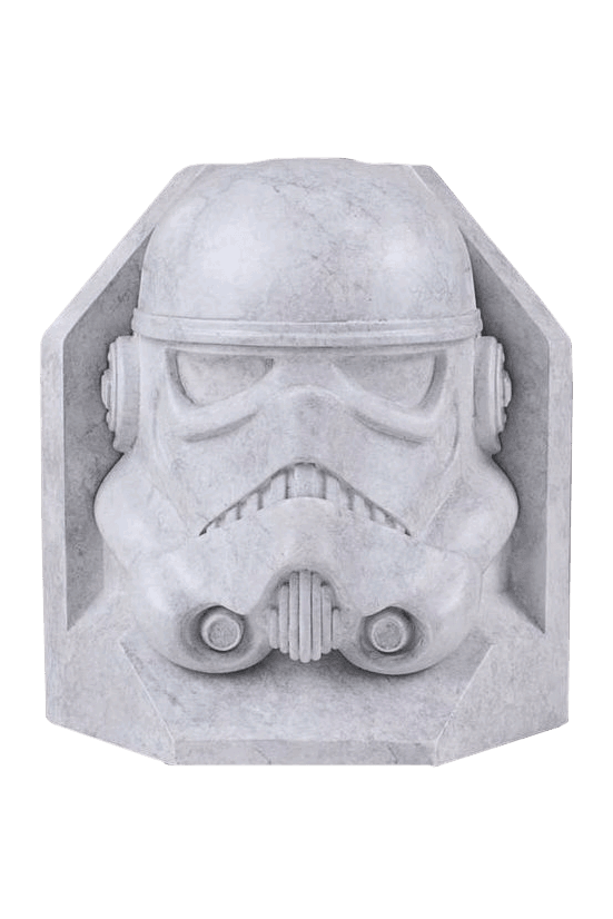 Star Wars - Stormtrooper Stoneworks 6.5” Faux Marble Bookend - Mu Shop