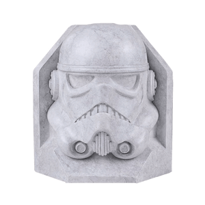 Star Wars - Stormtrooper Stoneworks 6.5” Faux Marble Bookend - Mu Shop