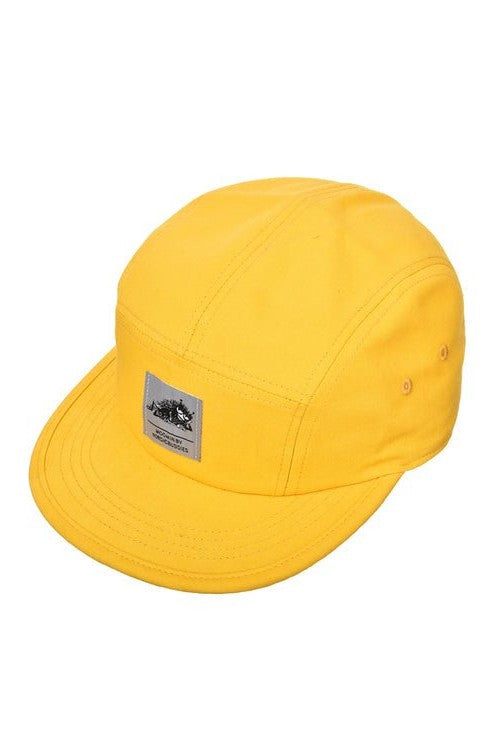 Stinky Five Panel Cap - Yellow - Mu Shop