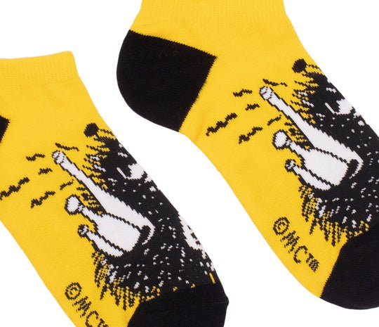 Stinky Pranking Men Ankle Socks - Yellow - Mu Shop