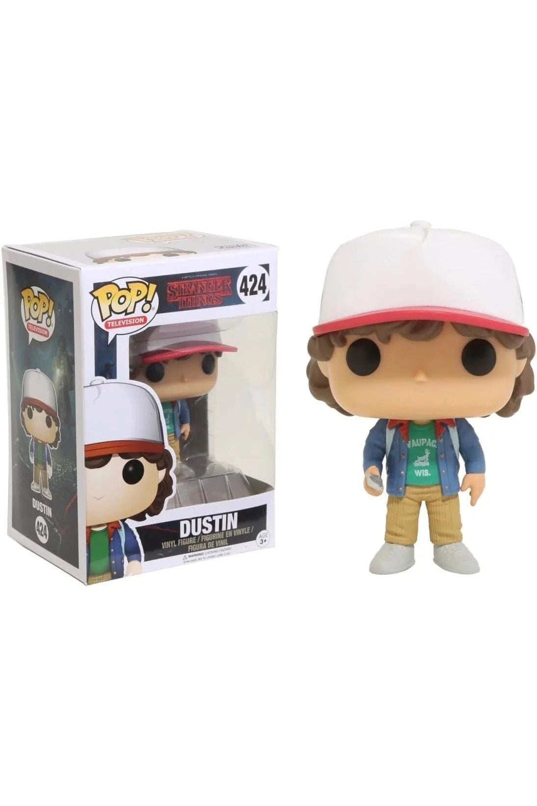 Stranger Things! Dustin Pop Vinyl #424 - Mu Shop