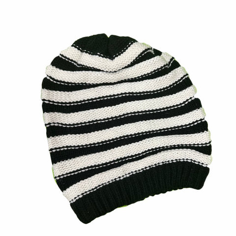 Stripe Winter Beanie - Mu Shop
