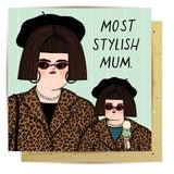 Stylish Mum Greeting Card - Mu Shop