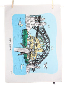 Sydney Harbour Tea Towel - Mu Shop