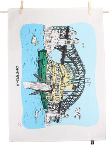 Sydney Harbour Tea Towel - Mu Shop