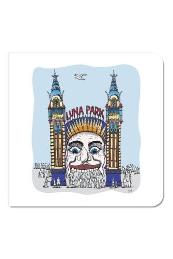 Sydney Luna Park Greeting Card - Mu Shop