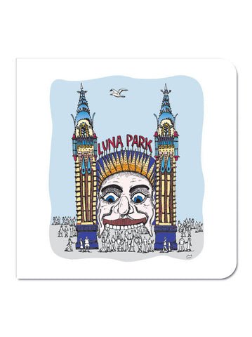 Sydney Luna Park Greeting Card - Mu Shop