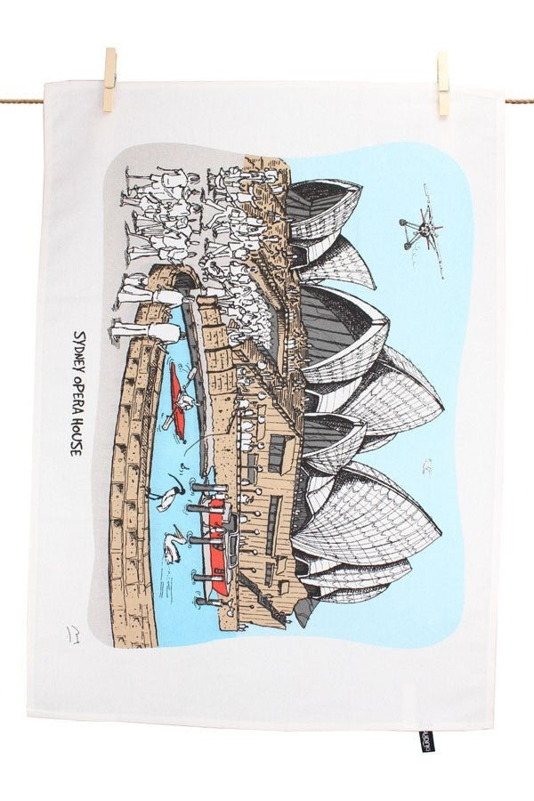 Sydney Opera House Tea Towel - Mu Shop