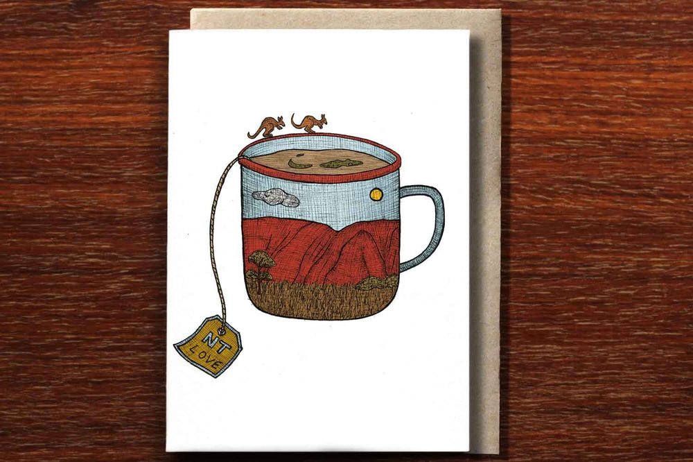 Teacup of N.T - Greeting Card - Mu Shop