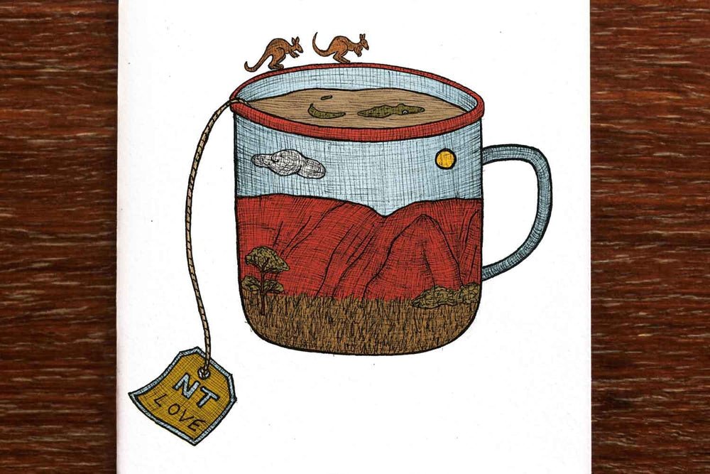 Teacup of N.T - Greeting Card - Mu Shop