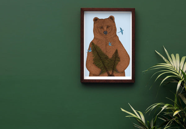 The Bear Who Left - A3 Print - Mu Shop