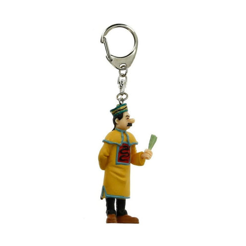 Thomson Fan (Close) Curled Moustache 8.5cm Key Ring - Mu Shop