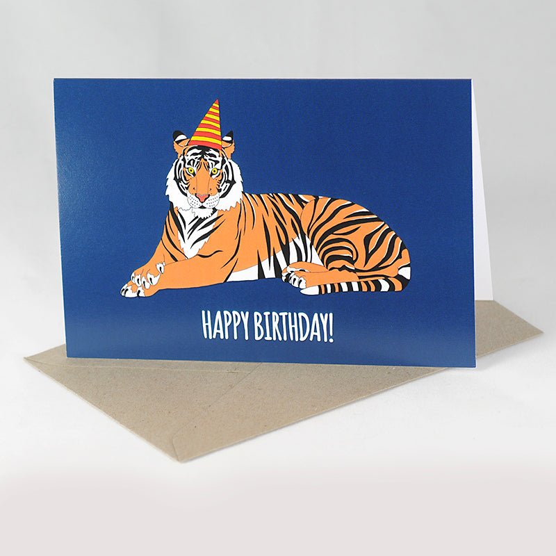 Tiger Birthday Card Card - Mu Shop