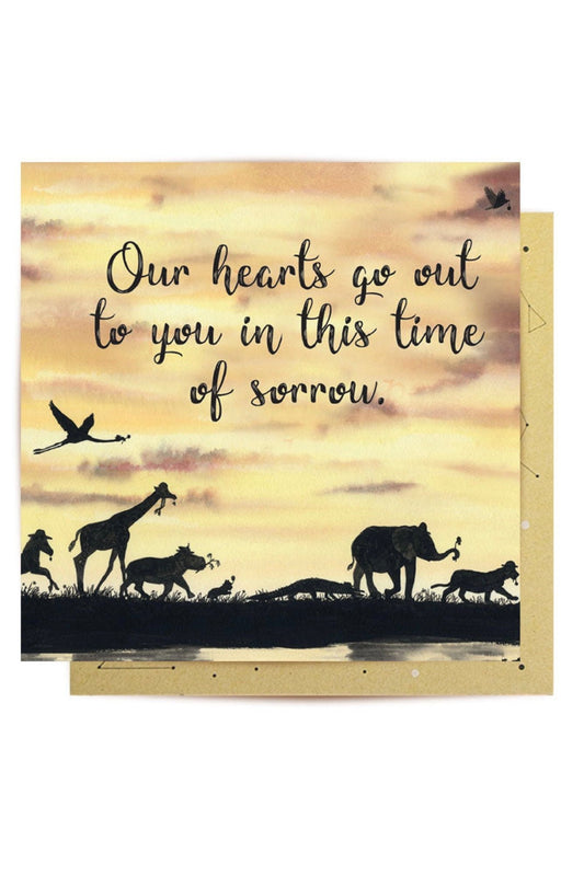 Time of Sorrow Greeting Card - Mu Shop