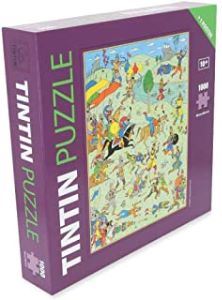 Tintin 1000 Pieces Puzzle - Sceptre Battle of Zileheroum 1000 pcs - Mu Shop
