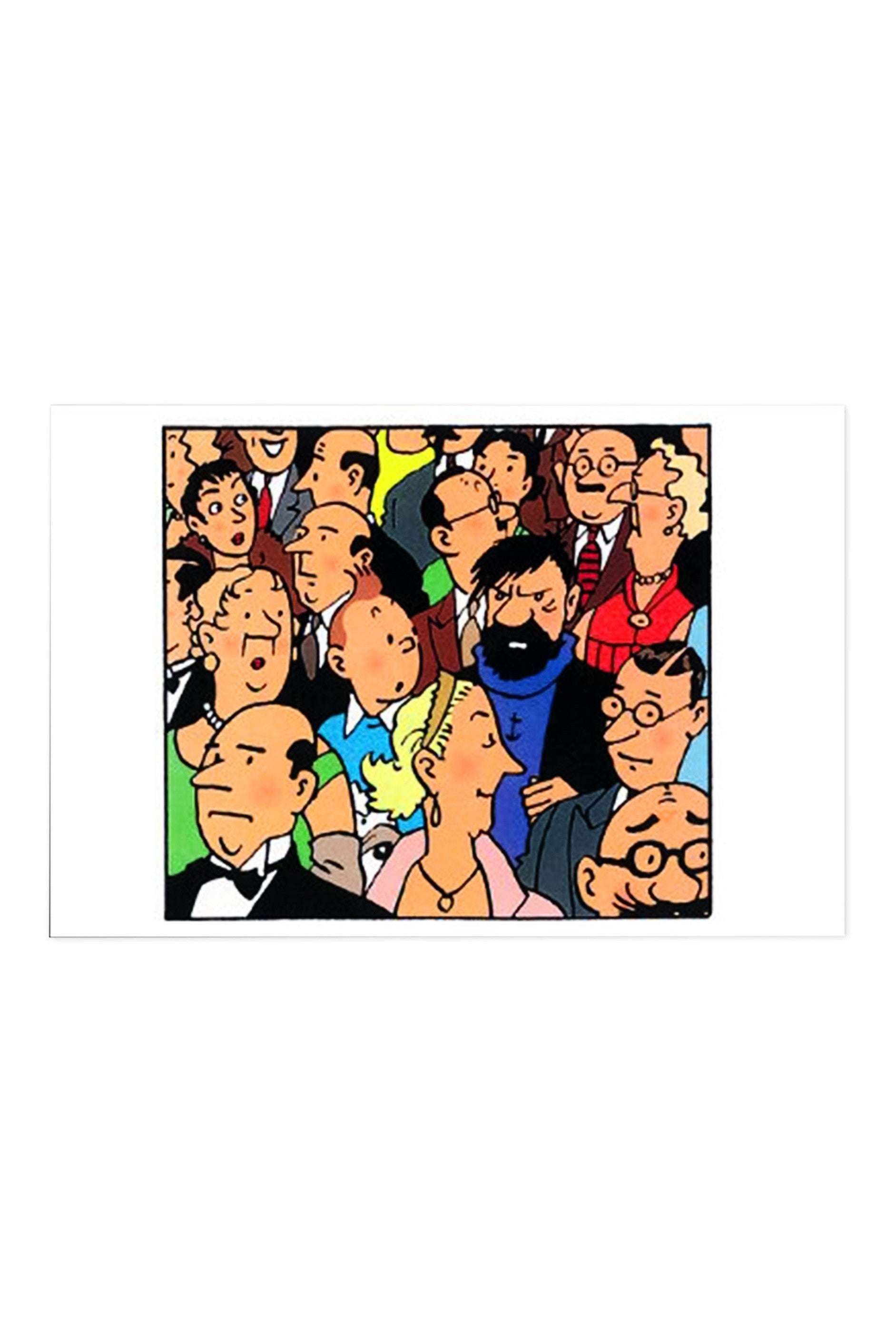 Tintin And Haddock Greeting Card - Mu Shop