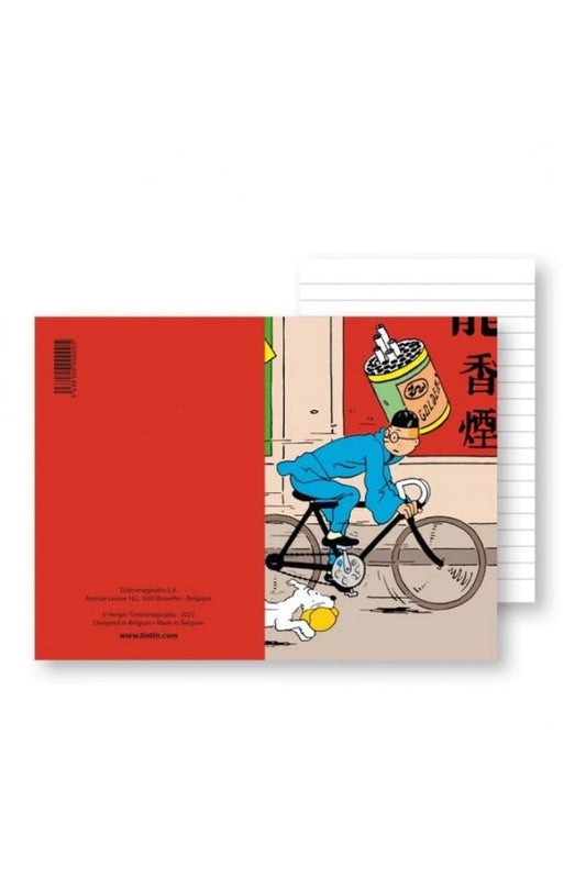 Tintin Bike NOTEBOOK Small - Mu Shop