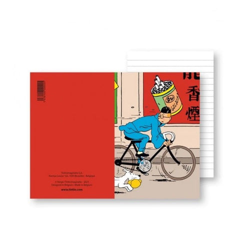 Tintin Bike NOTEBOOK Small - Mu Shop