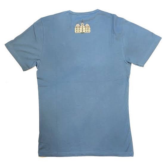 Tintin Blue Icon Adult T Shirt L - Mu Shop