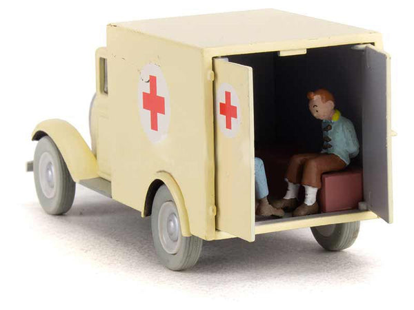 TINTIN CARS 1/43 - The Ambulance of the Asylum - Mu Shop