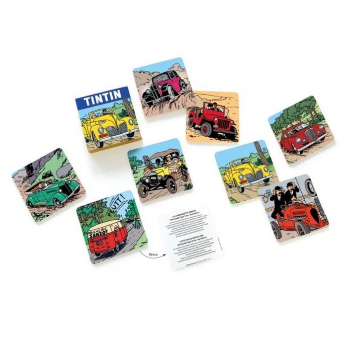 Tintin Cars Coasters (Set of 8) - Mu Shop