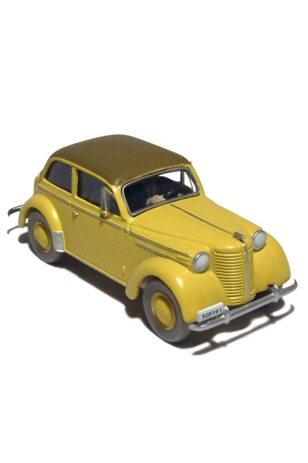 TINTIN CARS - OPEL OLYMPIA CONVERTIBLE 9 cm - Mu Shop