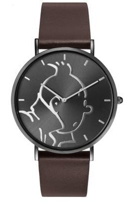 Tintin classic watch Brown M - Mu Shop