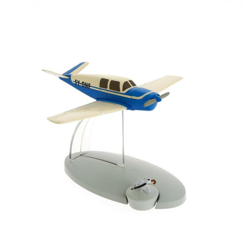 Tintin Figure collection - Blue Plane The Gray Island 9cm - Mu Shop
